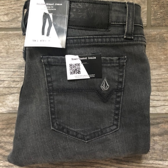 Volcom Gray Skinny Jeans - Picture 1 of 4